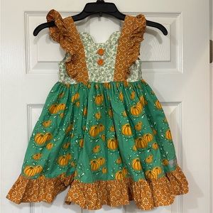 Eleanor Rose size4-5 pumpkin dress